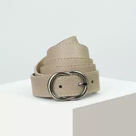 Ремень женский, ширина - 2,8 см, пряжка металл, цвет светло-коричневый