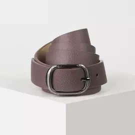 Ремень женский, ширина - 2,8 см, пряжка металл, цвет фиолетовый