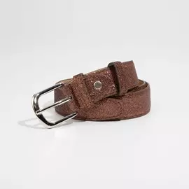 Ремень женский, ширина 2,8 см, винт, пряжка металл, цвет коричневый