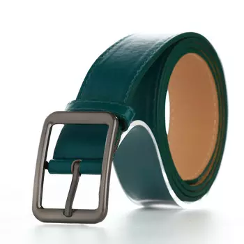 Ремень женский, ширина 3,5 см, цвет зеленый