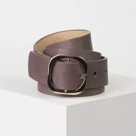 Ремень женский, ширина - 3,5 см, пряжка металл, цвет фиолетовый