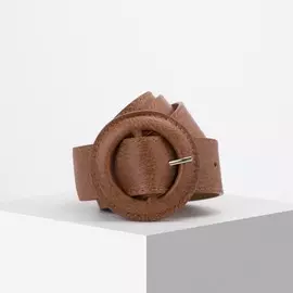 Ремень женский, ширина 4,2 см, цвет светло-коричневый