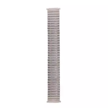 Ремешок для часов, 22 мм, металл, l=20 см, серебристый