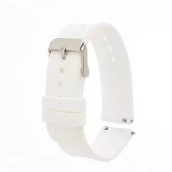 Ремешок для смарт-часов, 20 мм, силикон, белый