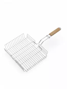 Решетка гриль, хромированная сталь, 553124 см, глубина 5 см