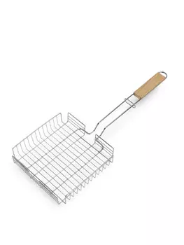 Решетка гриль, хромированная сталь, 572222 см, глубина 5 см