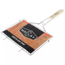 Решётка-гриль для мяса maclay, нержавеющая сталь, размер 30 × 22,5 см
