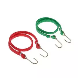 Резинка крепления torso 1.75х100 см, металлические крючки, микс, набор 2 шт