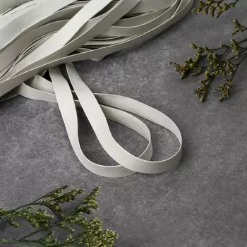 Резинка латексная гладкая, 10 мм, 50 м, белая