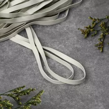 Резинка латексная гладкая, 5 мм, 50 м, белая