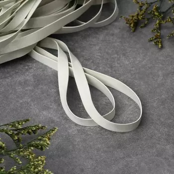 Резинка латексная гладкая, 7 мм, 50 м, белая