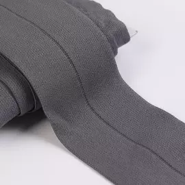 Резинка мягкая с перегибом, 60 мм, 5 ± 1 м, цвет серый