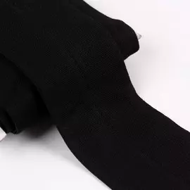 Резинка мягкая с перегибом, 60 мм, 5 ± 1 м, цвет чёрный