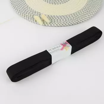 Резинка вязаная, 30 мм, 10±0.5 м, черная