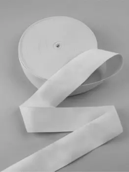 Резинка вязаная, 60 мм, 40±2 м, белая