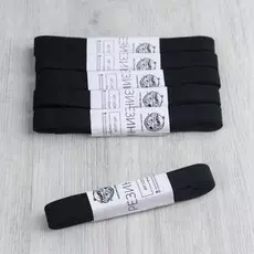 Резинки бельевые, 20 мм, 2±0.5 м, набор 6 шт., черные