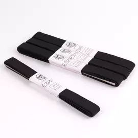 Резинки бельевые, 20 мм, 2.5±0.5 м, набор 4 шт., черная