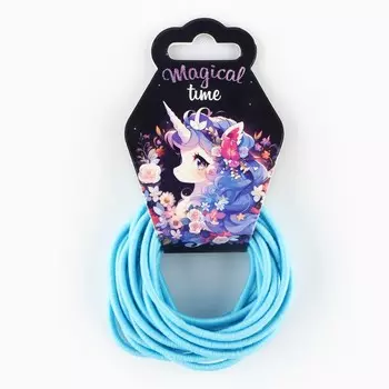 Резинки для волос , набор magical time, 18 шт., диам. 4 см