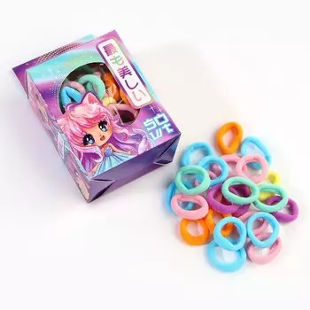 Резинки для волос в коробке