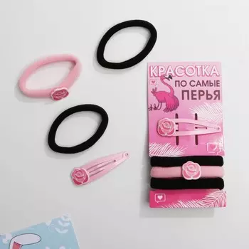 Резинки и заколка для волос
