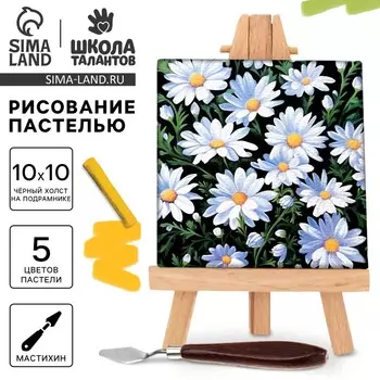 Рисование пастелью c холстом на подрамнике