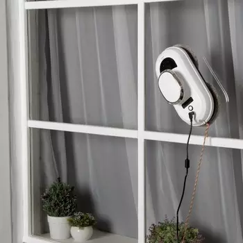 Робот-мойщик окон windigo wwc-01, 80 вт, сухая уборка, 4 мин/м2, акб, белый