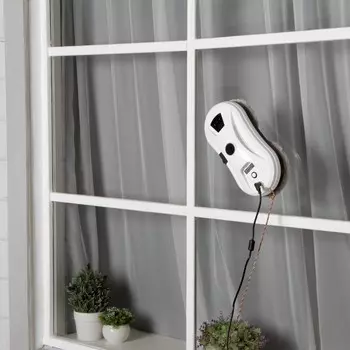 Робот-мойщик окон windigo wwc-02, 80 вт, 2 типа уборки, 4 мин/м2, распылитель, акб, белый