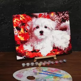 Роспись по номерам без подрамника