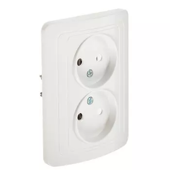 Розетка двухместная luazon lighting