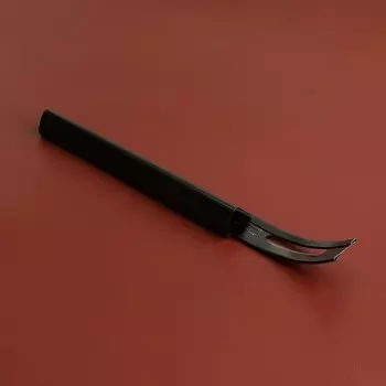 Рубанок для шерфования, с тремя сменными лезвиями, 17,2 см, цвет черный