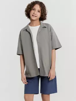 Рубашка для мальчиков серая