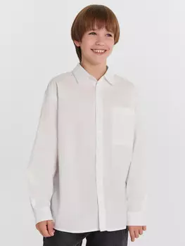 Рубашка для мальчиков в белом цвете
