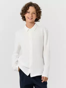 Рубашка для мальчиков в белом цвете