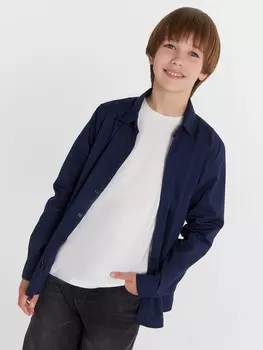 Рубашка для мальчиков в синем цвете