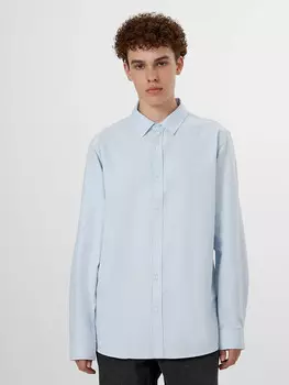 Рубашка мужская голубая