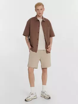 Рубашка мужская коричневая