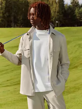 Рубашка мужская серая