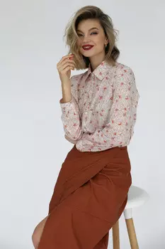 Рубашка полукруглым