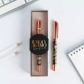 Ручка шариковая синяя паста