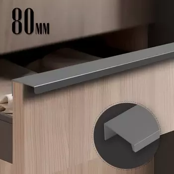 Ручка cappio rt001, l=80,м/о 64, цвет графит