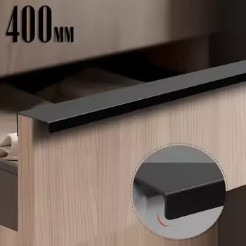 Ручка cappio rt001bl, l=400 мм, м/о 320 мм, цвет черный