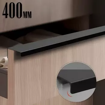 Ручка cappio rt001bl, l=400 мм, м/о 320 мм, цвет черный, 4 шт.