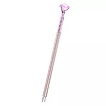 Ручка гелевая-прикол кристалл сиреневый