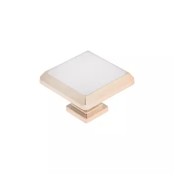 Ручка-кнопка cappio, 35х35 мм, пластик, цвет золото
