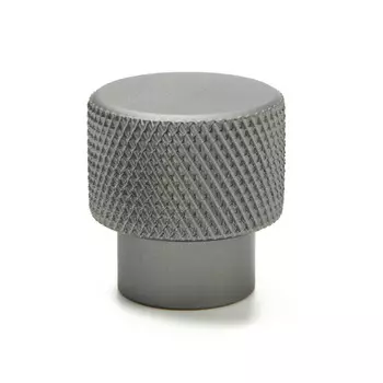 Ручка-кнопка cappio, d=25 мм, цвет серый