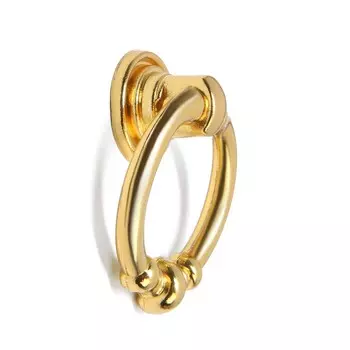 Ручка-кнопка cappio, d=36 мм, цвет золото