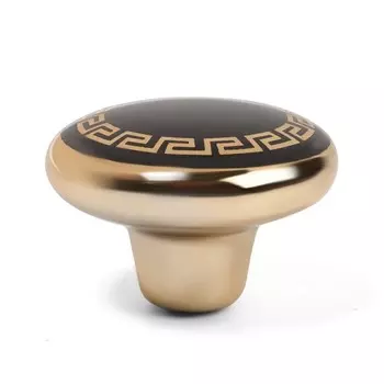 Ручка-кнопка cappio, d=39 мм, цвет золото