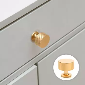 Ручка-кнопка cappio pk326, d=28 мм, цвет золото