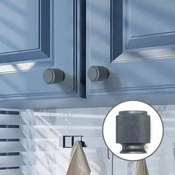 Ручка-кнопка cappio pk327, d=20 мм, цвет графит