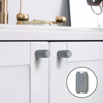 Ручка-кнопка cappio pk331, d=28 мм, цвет графит